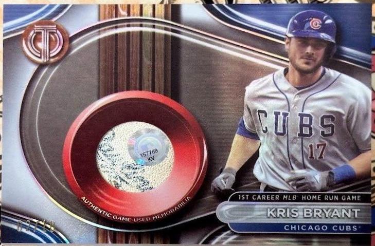 Kris Bryant #MR-KB Baseball Cards 2024 Topps Tribute Milestone Relic