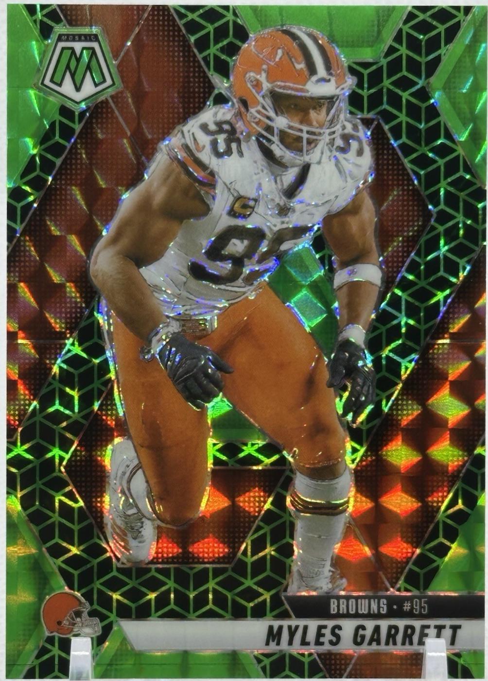 Myles Garrett [Mosaic Green Spectris] #181 Prices | 2025 Panini