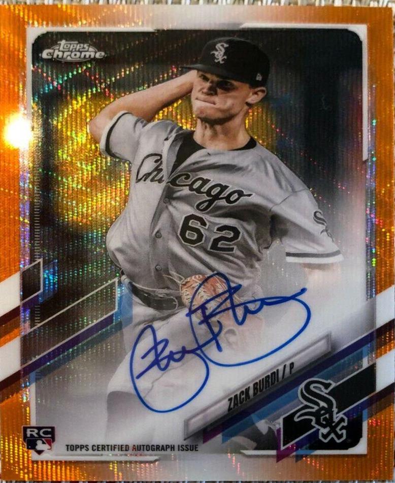 Zack Burdi [Orange Refractor] #RA-ZB