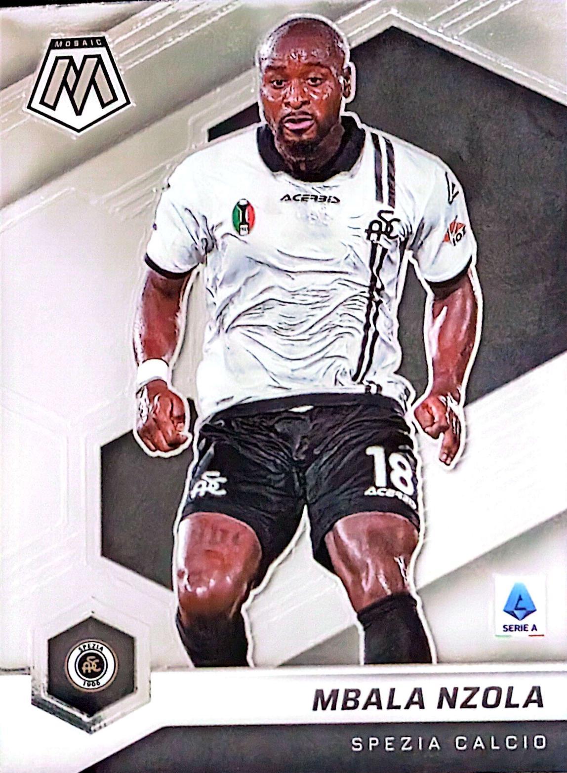 Mbala Nzola #157 2021 Panini Mosaic Serie A