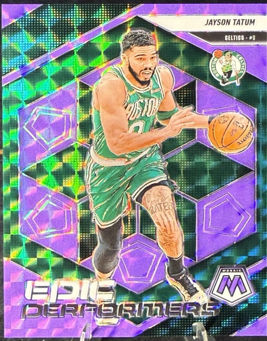 Jayson Tatum [Purple Fluorescent] #4 Prices | 2024 Panini Mosaic