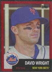 David Wright [Red Border] #43 Baseball Cards 2016 Topps Archives Prices