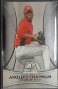 Aroldis Chapman #PP10 Baseball Cards 2010 Bowman Platinum Prospects