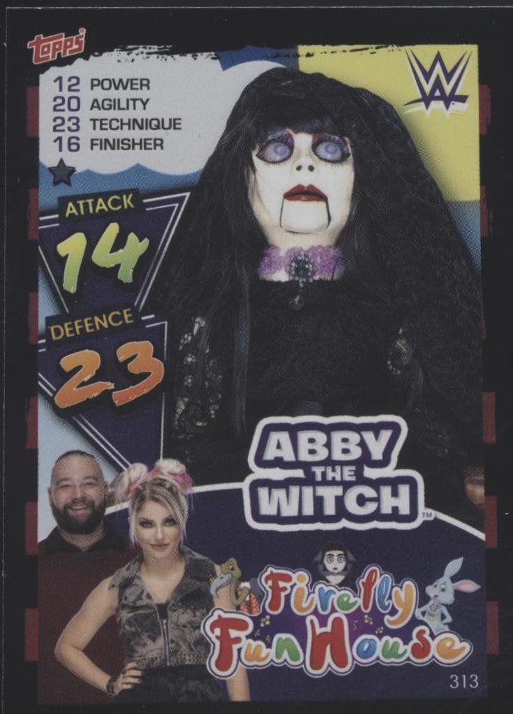Abby the Witch #313 Wrestling Cards 2021 Topps Slam Attax WWE