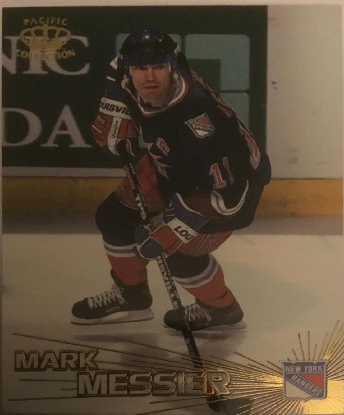 Mark Messier #11 Hockey Cards 1997 Pacific Crown
