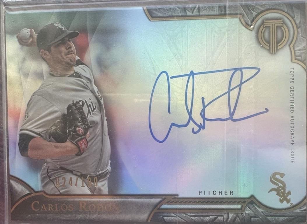 Carlos Rodon #TA-CR 2016 Topps Tribute Baseball Autographs