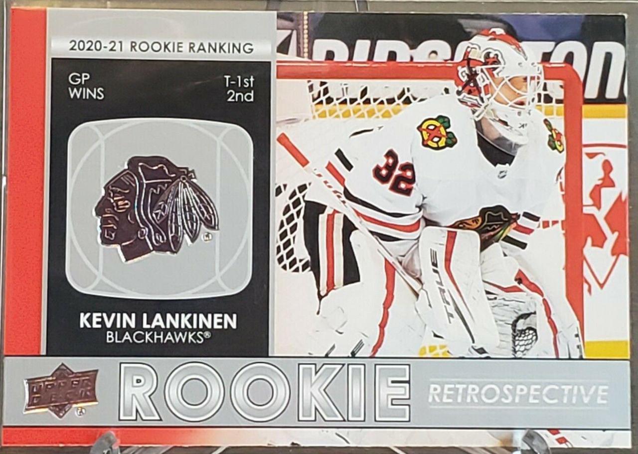 Kevin Lankinen #RR-7 Hockey Cards 2021 Upper Deck Rookie Retrospective