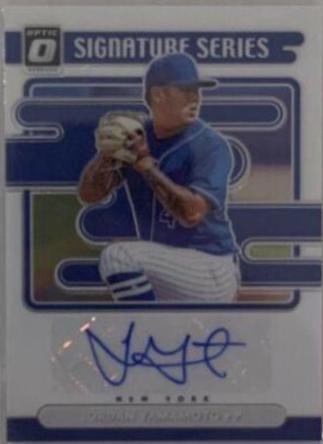 Jordan Yamamoto #SS-JY 2021 Panini Donruss Optic Signature Series Baseball