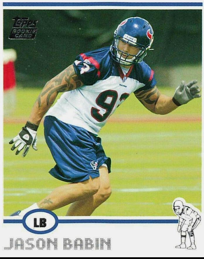 Jason Babin #352 Football Cards 2004 Topps