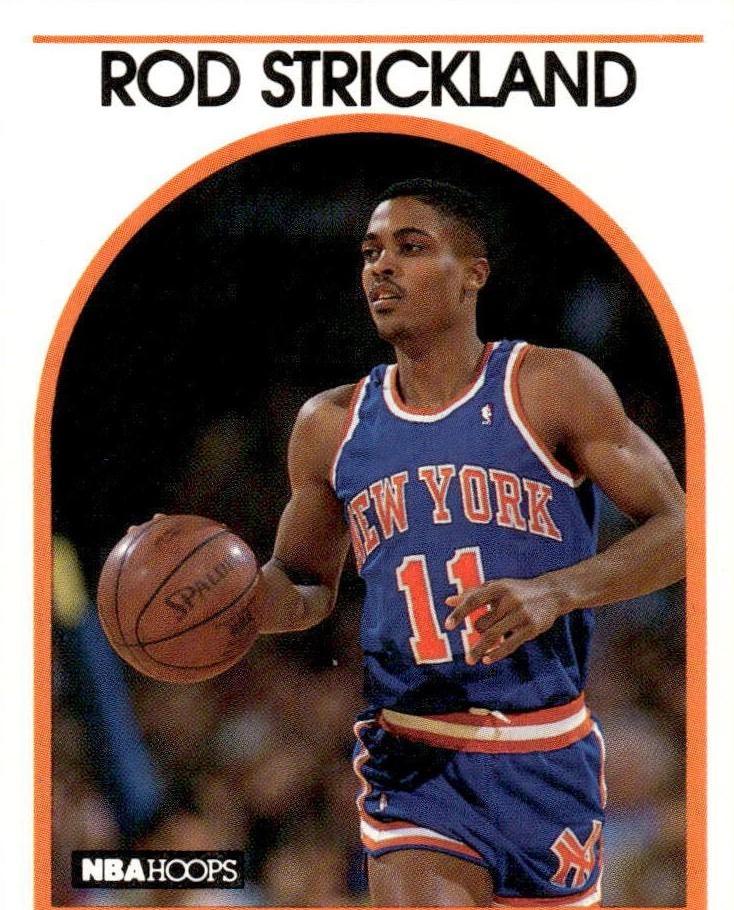 Rod Strickland #8 Basketball Cards 1989 Hoops