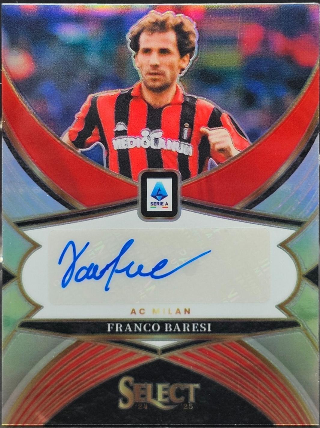 Franco Baresi #20 2024 Panini Select Serie A Select Signature