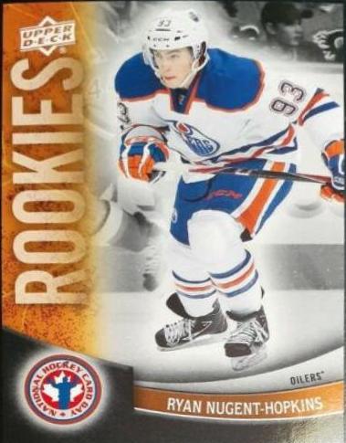 Ryan Nugent Hopkins #2 Hockey Cards 2012 Upper Deck