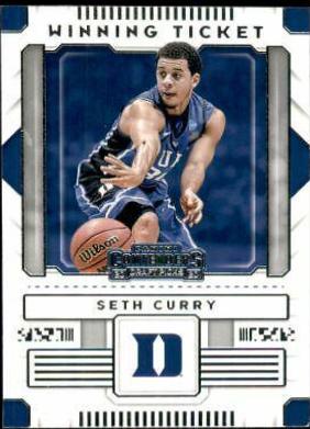Seth Curry #15 Basketball Cards 2020 Panini Contenders Draft Picks Winning Tickets