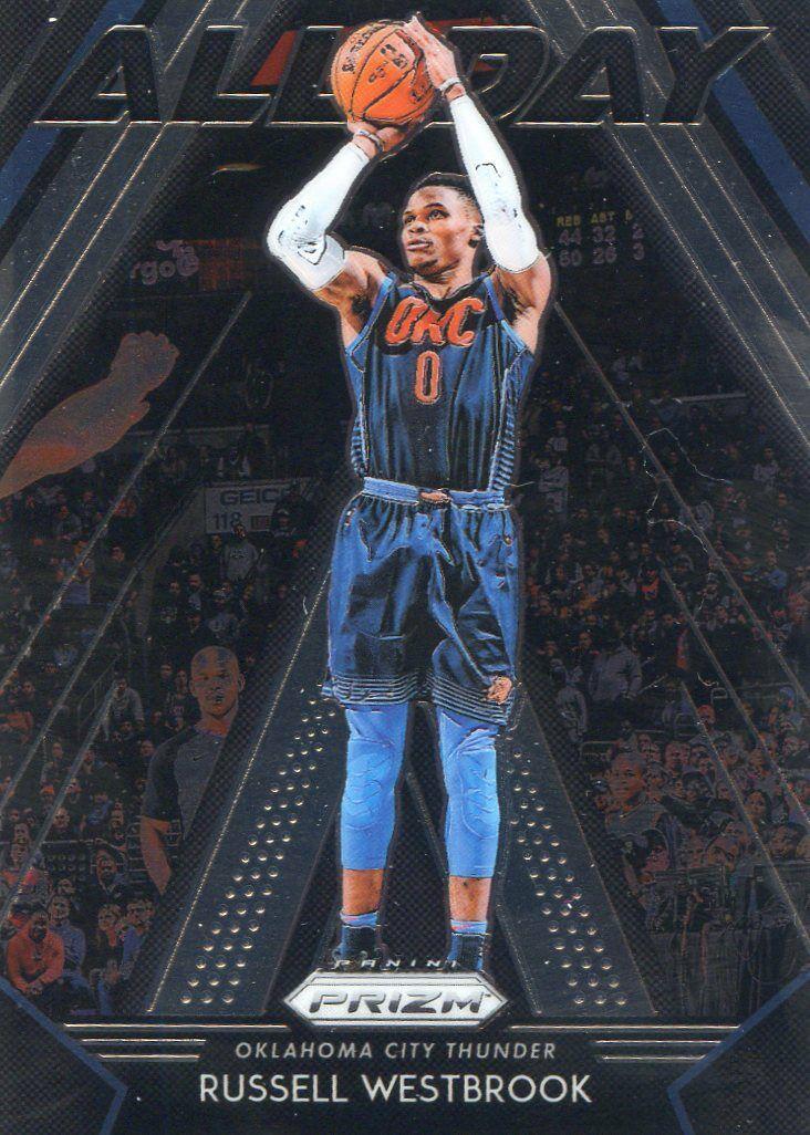 Russell Westbrook #9 Basketball Cards 2018 Panini Prizm All Day