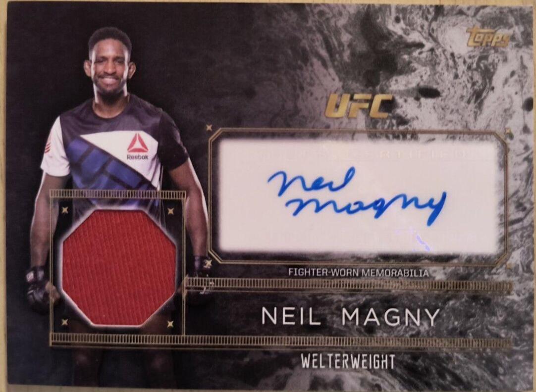 Neil Magny #TCAR-NM Ufc Cards 2016 Topps UFC Top of the Class Autograph Relic