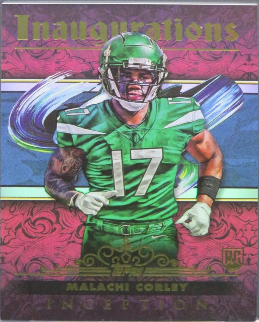 Malachi Corley #I-22 Football Cards 2024 Topps Inception Inaugurations