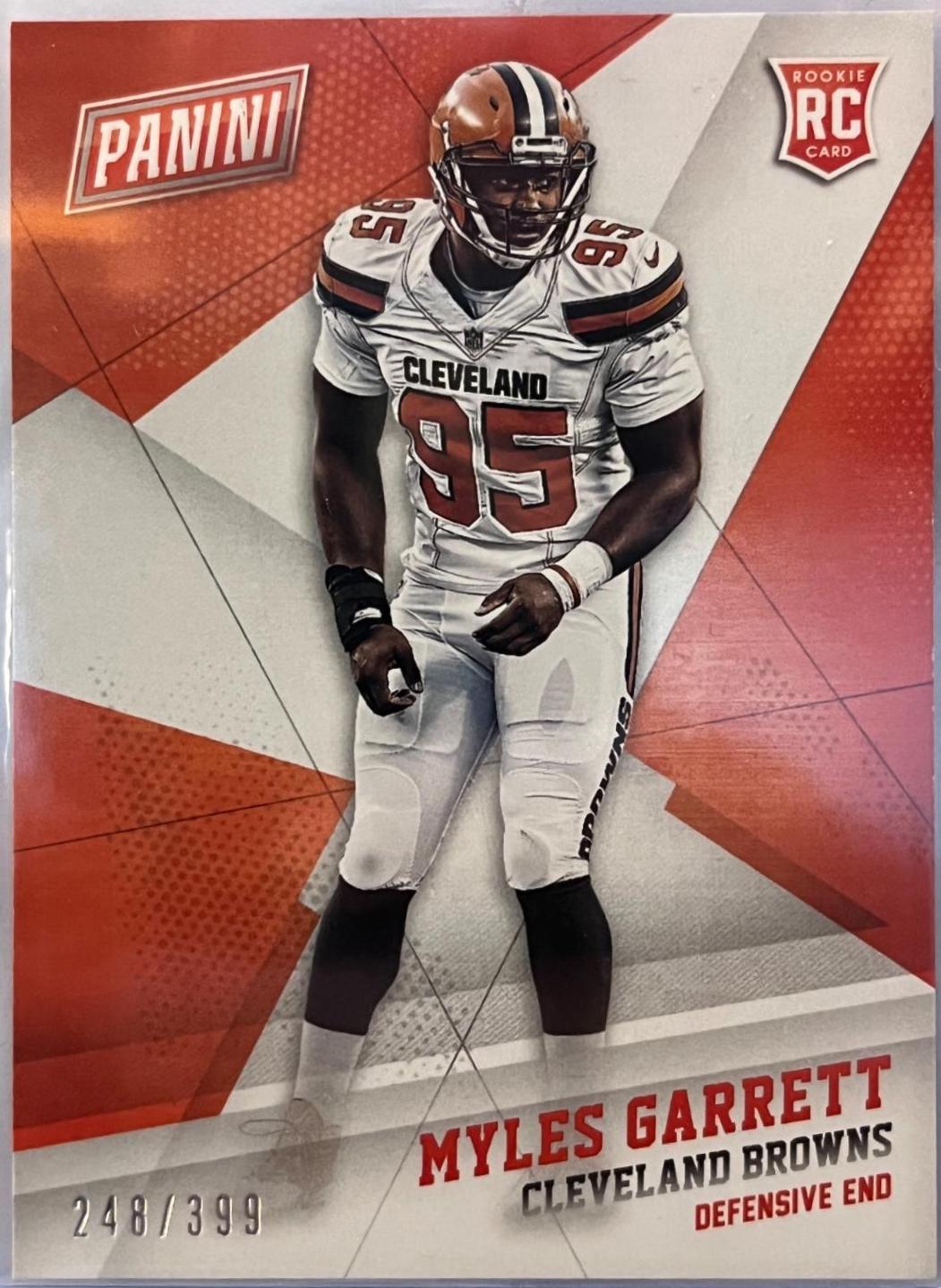 Myles Garrett #68 Football Cards 2017 Panini Black Friday