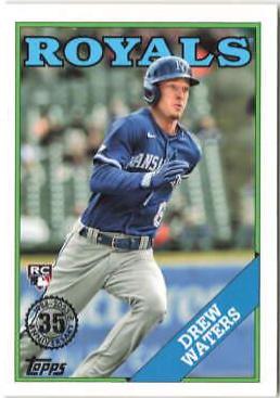 Drew Waters #2T88-29 Baseball Cards 2023 Topps Series 2 1988 35th Anniversary