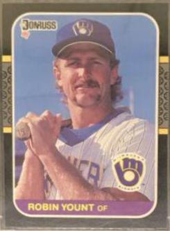 Robin Yount #126 Baseball Cards 1987 Donruss
