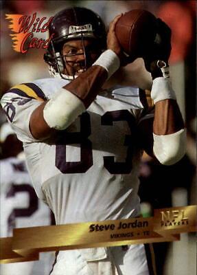 Steve Jordan #191 1993 Wild Card Football