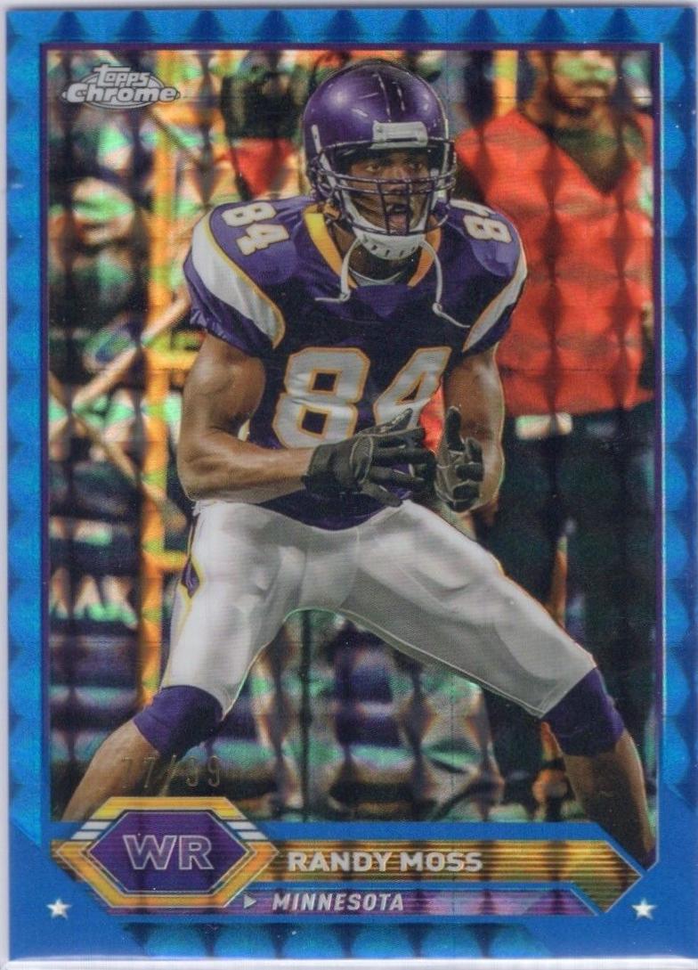 Randy Moss [Blue Geometric] #13