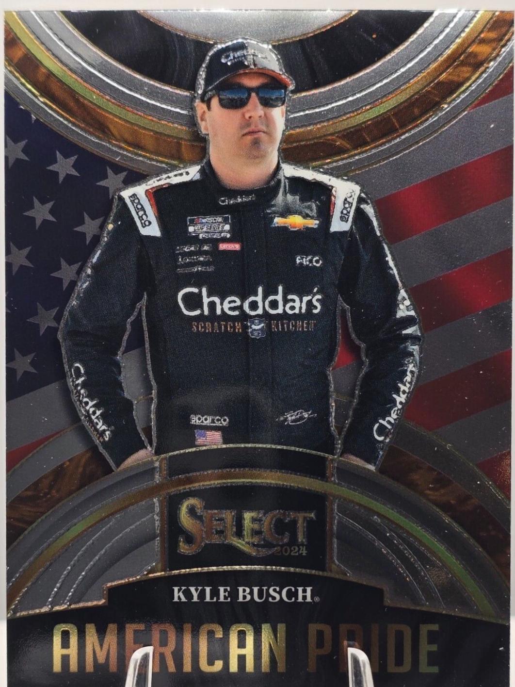 Kyle Busch #5 Racing Cards 2024 Panini Select NASCAR American Pride