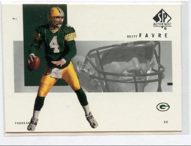Brett Favre #35 Football Cards 2001 SP Authentic