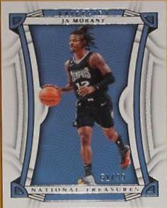 Ja Morant #4 Basketball Cards 2022 Panini National Treasures
