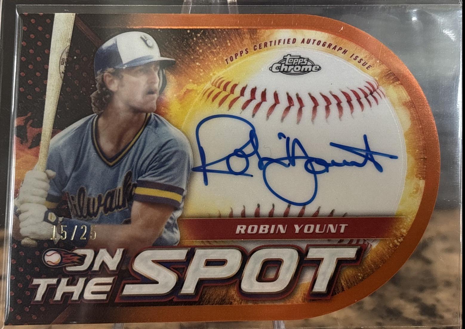Robin Yount [Orange Refractor] #OSA-RY