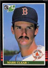 Mark Clear #32 Baseball Cards 1985 Leaf