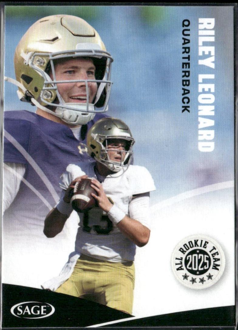 Riley Leonard #156 2025 Sage Hit Football