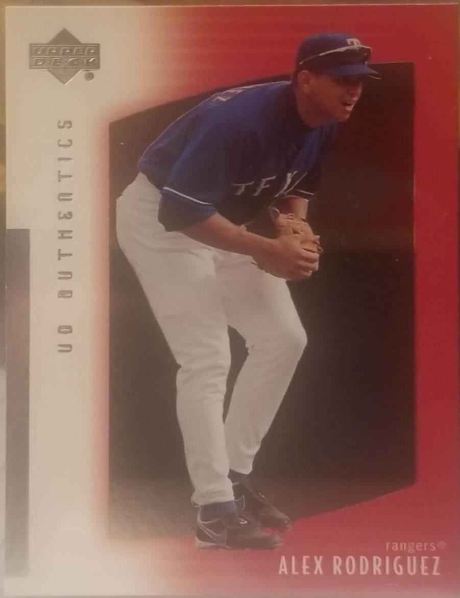 Alex Rodriguez #4 Baseball Cards 2003 UD Authentics