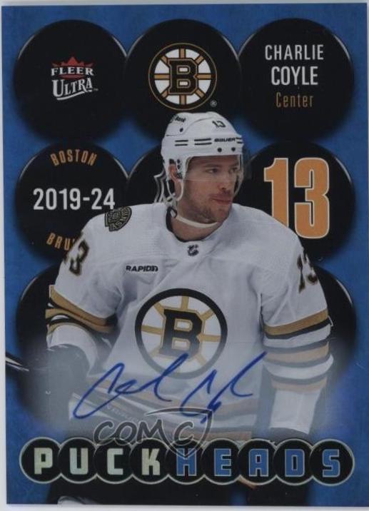Charlie Coyle #PH-3 2024 Fleer Ultra Puckheads Autograph Hockey