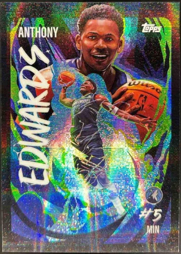 Anthony Edwards #UV-7 Prices | 2025 Topps Chrome Ultra Violet All