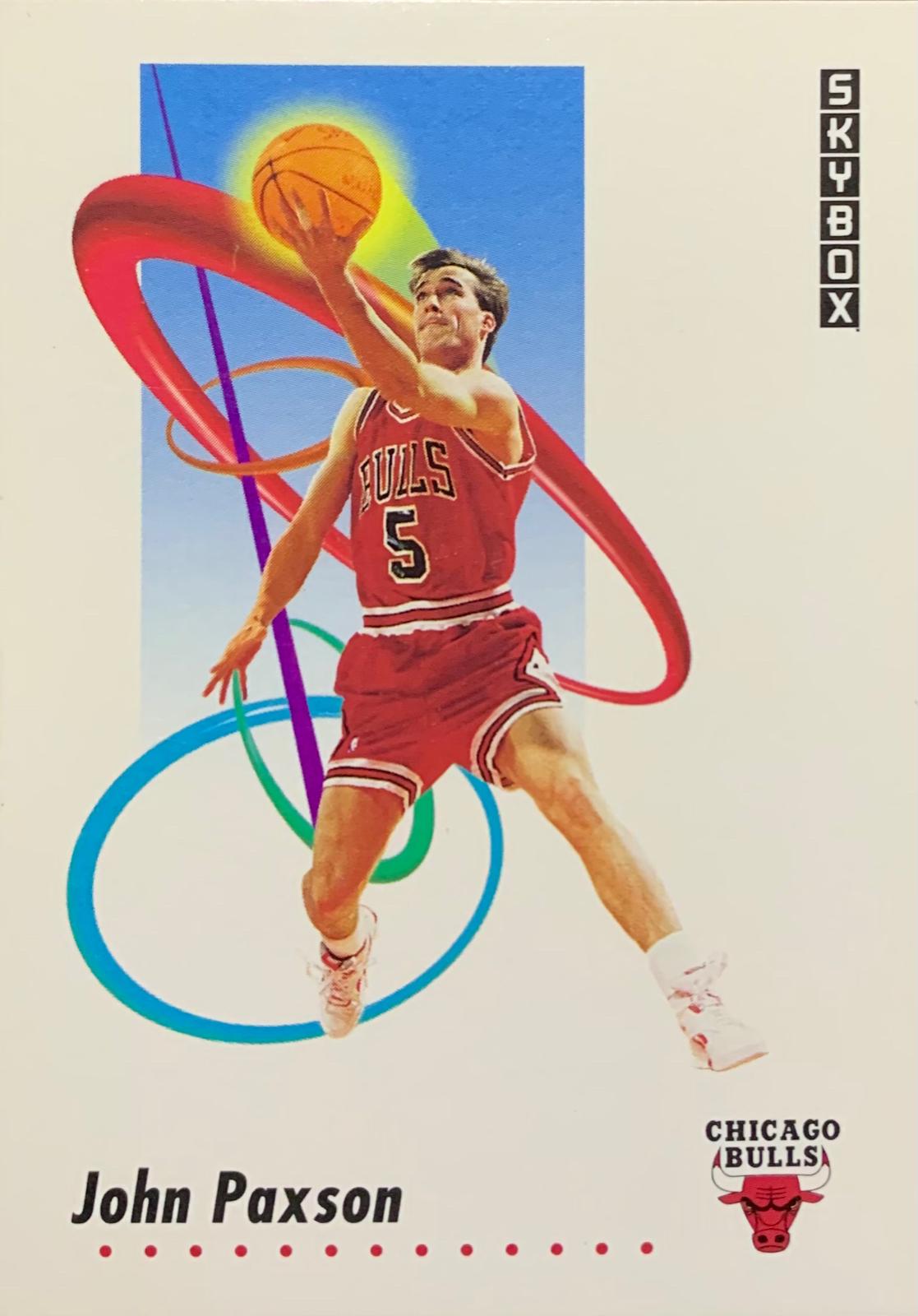 John Paxson #42 Basketball Cards 1991 Skybox