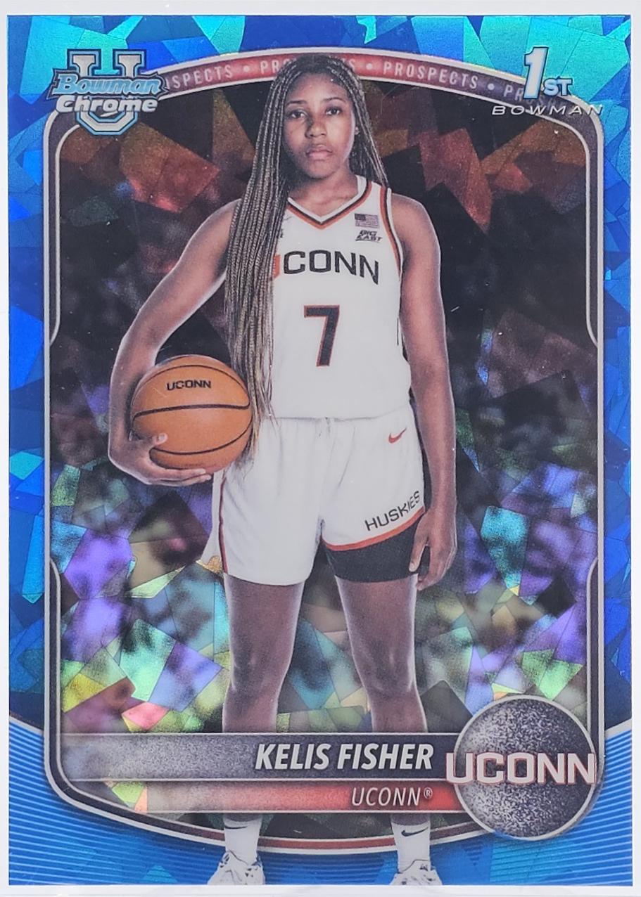 Kelis Fisher #BCP-89 2025-26 Bowman Sapphire Basketball Chrome Prospects Sapphire