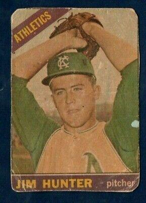 Jim Hunter #36 Baseball Cards 1966 Venezuela Topps