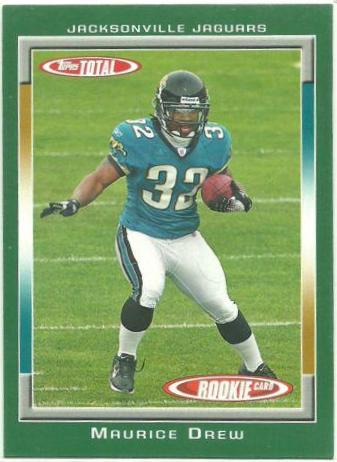 Maurice Drew #544 2006 Topps Total Football