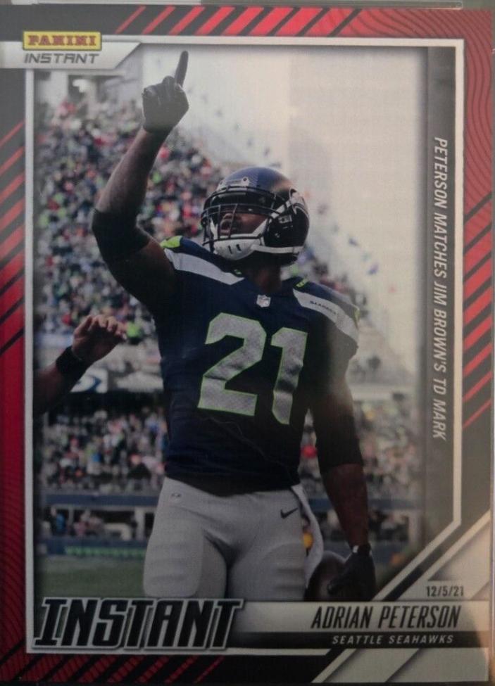 Adrian Peterson #128 2021 Panini Instant NFL