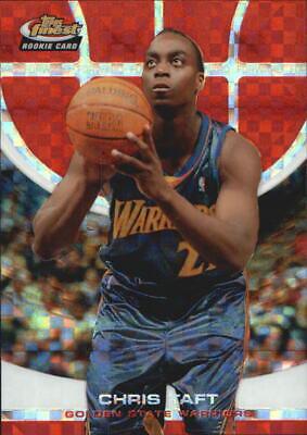 Chris Taft Red Refractor #117 Basketball Cards 2005 Finest
