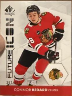 Connor Bedard #FI-1 Hockey Cards 2023 SP Authentic Future Icon