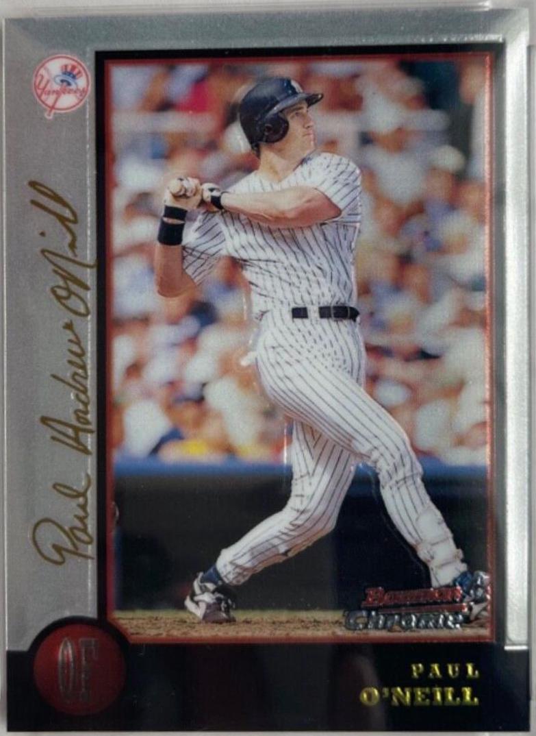 Paul O'Neill #241 1998 Bowman Chrome Golden Anniversary Baseball