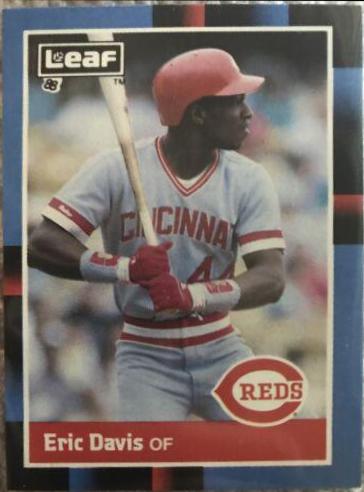 Eric Davis #149 Baseball Cards 1988 Leaf