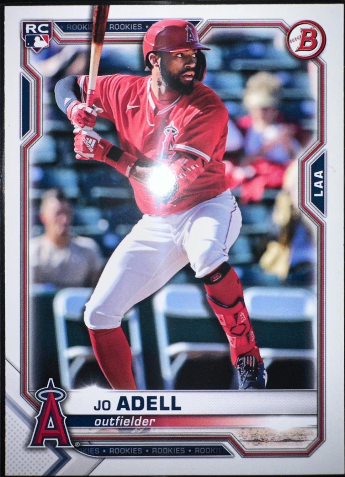 Jo Adell #10 Baseball Cards 2021 Bowman