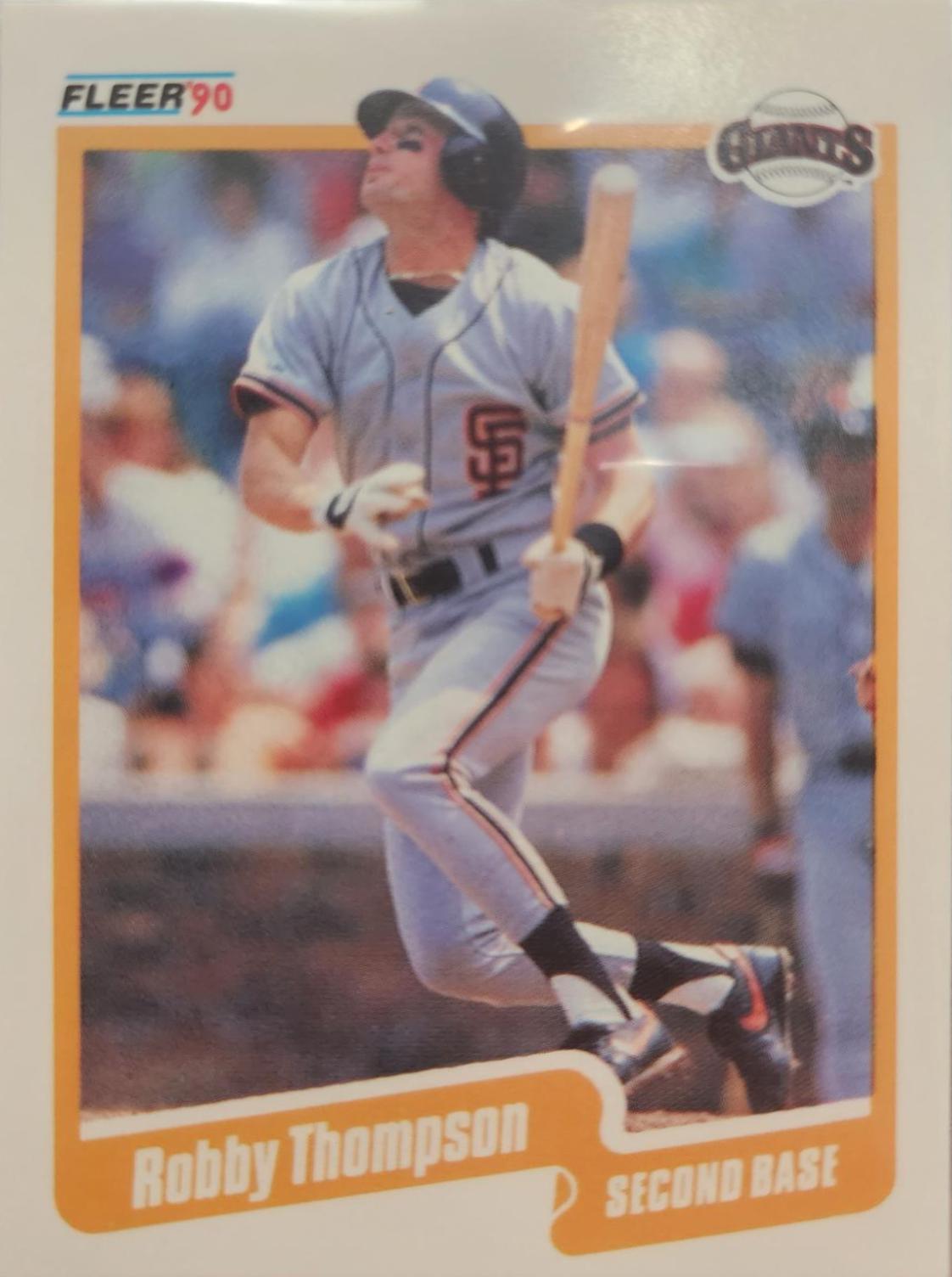 Robby Thompson #73 Baseball Cards 1990 Fleer