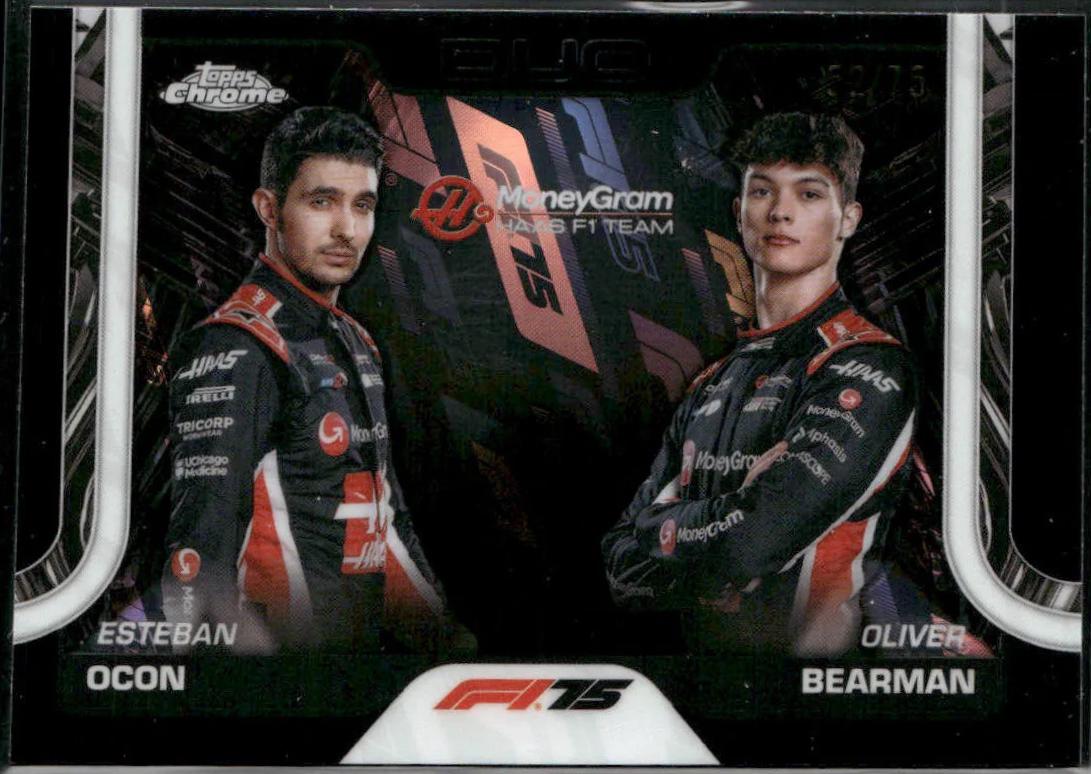 Esteban Ocon / Oliver Bearman [Black Refractor] #170