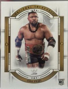 Oba Femi #6 Wrestling Cards 2024 Panini National Treasures WWE