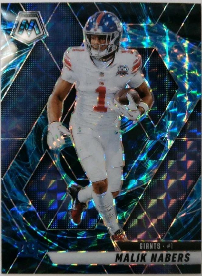 2025 Panini Mosaic Malik Nabers [Genesis] #100 card