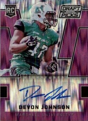 Devon Johnson [Autograph Purple Flash Prizm] #142