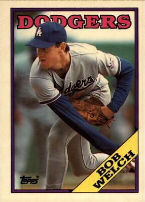 Bob Welch #118 Baseball Cards 1988 Topps Tiffany